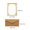 thumbnail image 2 of CRAFTHROU 10 Sets of Card Envelopes for Invitations Assorted Color Paper Privacy Security Birthday Festival, 2 of 5