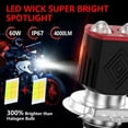thumbnail image 3 of yaaqii Motorcycle Headlight Dual Lens 1200LM 12-80V H4 H6/BA20D Motorcycle Headlight, 3 of 9