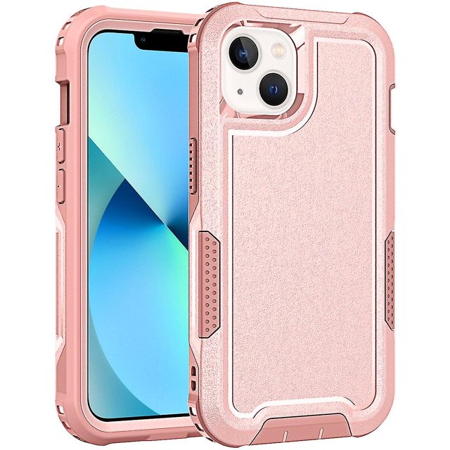 Estuche de carga inalámbrica para iPhone 14 Plus, protección para cámara, protección en las cuatro esquinas y protección para botones.