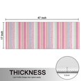 thumbnail image 5 of Kitchen Rugs Sets Of 2,Pink and Green Striped Pattern Anti Fatigue Kitchen Mat Rugs Non Slip Washable,Decorative Kitchen Floor Mats for Kitchen,Sink,Laundry,17"X47", 5 of 5