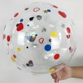 thumbnail image 2 of Pegatina de globo con forma de bola de onda, te amo, aniversario, día de San Valentín, decoración de boda, pegatina de globo con transferencia dorada, 2 of 6