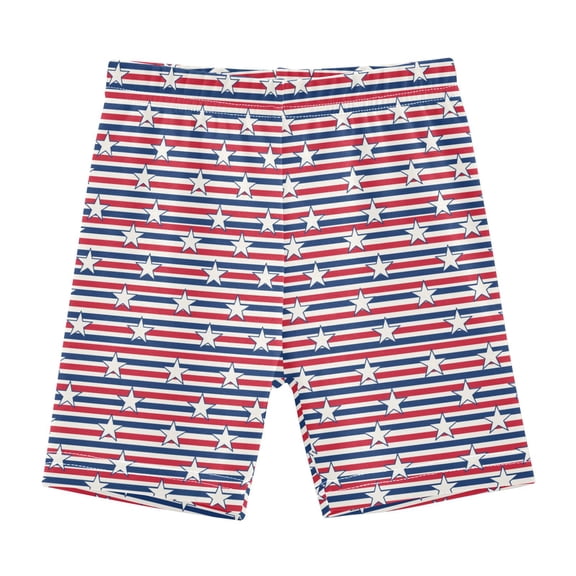 joogoo Stars Stripes Girls Lined Shorts Bike Dance Bottoms 6T