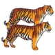 thumbnail image 2 of 2pcs encantador tigre diseño parches ropa tigres parches ropa tigre parches, 2 of 4