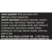 ChapStick Classic (3 Sticks) Original Flavor Skin Protectant Flavored Lip Balm Tube, 0.15 Ounce Each