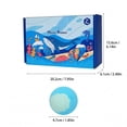 thumbnail image 3 of 2026 New Light Up Fizz Bath Bomb Set, 6 Pack with Surprise Ocean Figurines Inside, 3 of 5