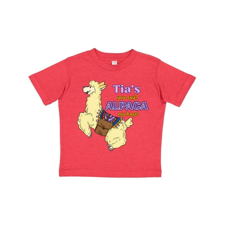 

Inktastic Tia s You Say ALPACA My Bags with Cute Jumping Alpaca Gift Toddler Boy or Toddler Girl T-Shirt