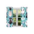 thumbnail image 3 of CADecor Cute Cartoon Cat Pattern Print Window Treatment Panel Curtains Window Curtain Kitchen Curtain,Two Piece 26x39 Inches, 3 of 4