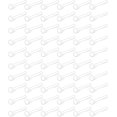 thumbnail image 1 of Briana Williams 22G Clear Bioflex Nose Bone Ring Stud Retainer Body Jewelry Piercing, 1 of 5