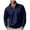A-Navy98, variant on XIAOCHA Quarter-Zip Sweatshirt for Men Stand Collar Solid Color Pullover Top Soft Warm Outdoor Leisure Sweatshirt
