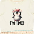 thumbnail image 4 of Inktastic 2nd Birthday Party Penguin 2 Year Old Girl Girls Toddler Dress, 4 of 5