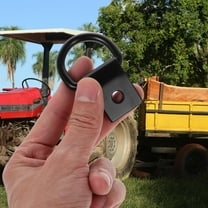 MLINS 4PCS D Rings Tie Down Anchors Hooks Trailer Truck Bed Lashing Rings Heavy Duty Tie Down Anchors D Ring Tie Down Anchor Utility Trailer Accessories