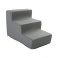 thumbnail image 2 of Dog Stairs Pet Steps Ramp Puppy Stairs Convenient Cat Stairs Dog Steps Removable L 3 Step Grey, 2 of 9