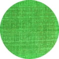 thumbnail image 1 of Ahgly Company Indoor Round Abstract Green Contemporary Area Rugs, 8' Round, 1 of 1