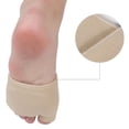 thumbnail image 6 of 1 Pair Silicone Metatarsal Sleeve Pads Half Toe Bunion Sole Sock Pads Calluses Forefoot Cushion W6V0 Prevent Half Gel Blisters, 6 of 7