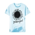 thumbnail image 2 of XCHQRTI Sunflower Shirts for Women Graphic Short Sleeve Tshirts Casual Summer Tee, 2 of 7