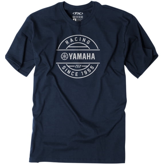 Factory Effex Yamaha Crest Mens Short Sleeve T-Shirt Navy XXL