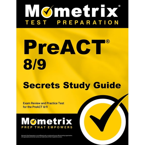 Preact 8/9 Secrets Study Guide: Exam Review and Practice Test for the Preact 8/9, (Paperback)
