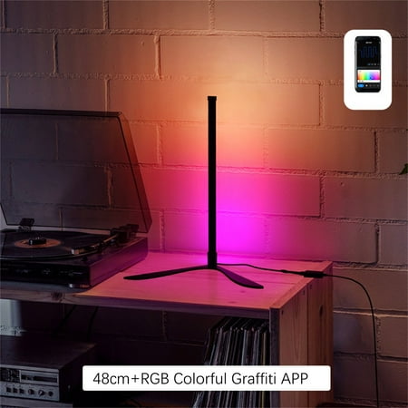 

Floor Lights Colorful Live Streaming Esports Background Lights Atmosphere Lights Graffiti Rgb Wall Corner Lights App Remote Pickup Lights