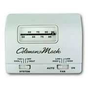 Coleman-Mach 0719.1181 Thermostat mural analogique thermostat 12V CC - Blanc