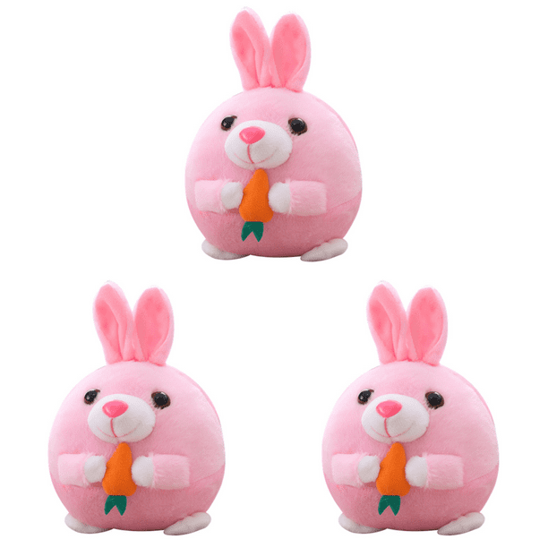 Juguete Peluche para en Activo Bolas Masticables para Que Juegan en Interiores (conejo Rosa)