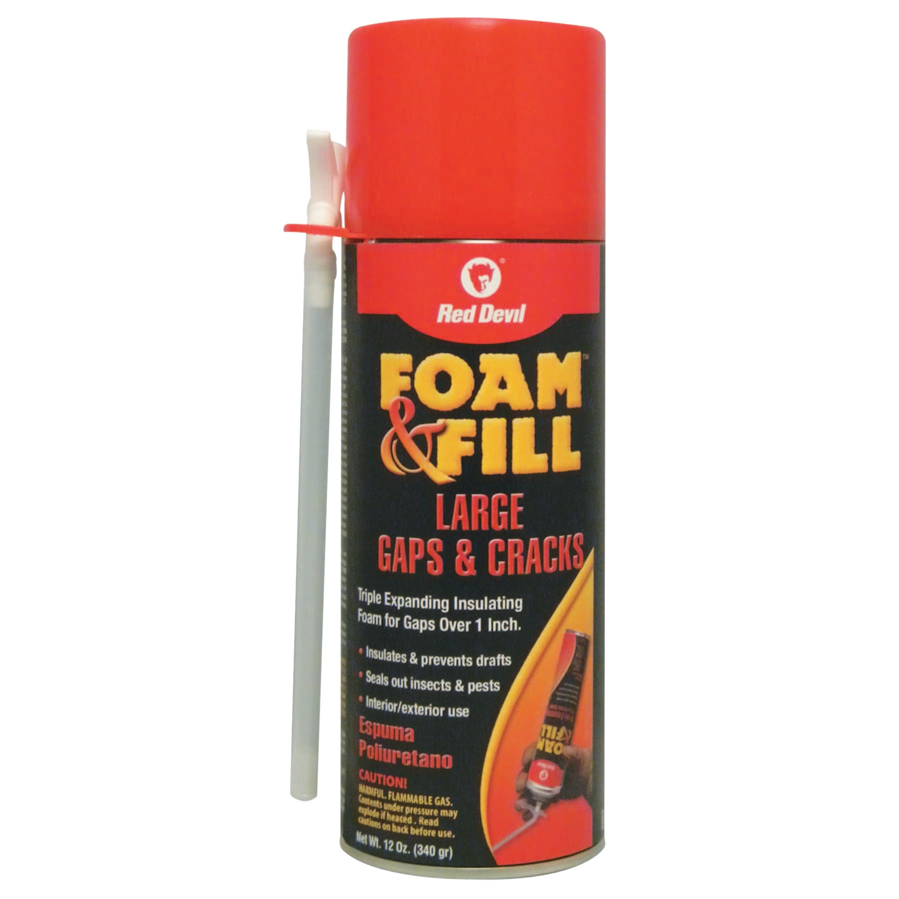(3 pack) Red Devil Foam and Fill Large Gap Expanding Foam Sealant 12 oz.