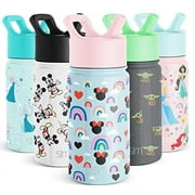 Simple Modern Kids Cup 12oz Classic Tumbler With Lid and Silicone Straw -  Vacuum Insulated Stainless Steel For Toddlers Girls Boys Woodland Friends 