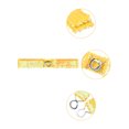 thumbnail image 2 of INSPIRE CHIC Women's Skinny Elastic Waist Belts Sequins Decor Stretchy Belts for Dresses 2PCS Yellow, 2 of 6