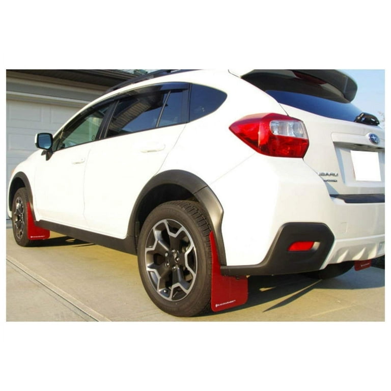 Rally Armor MF26 UR RD WH Red Mud Flap with White Logo for 13 Plus