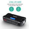 Nekteck Car Jump Starter Portable Power Bank External Battery Charger 500A Peak with 12000mAh