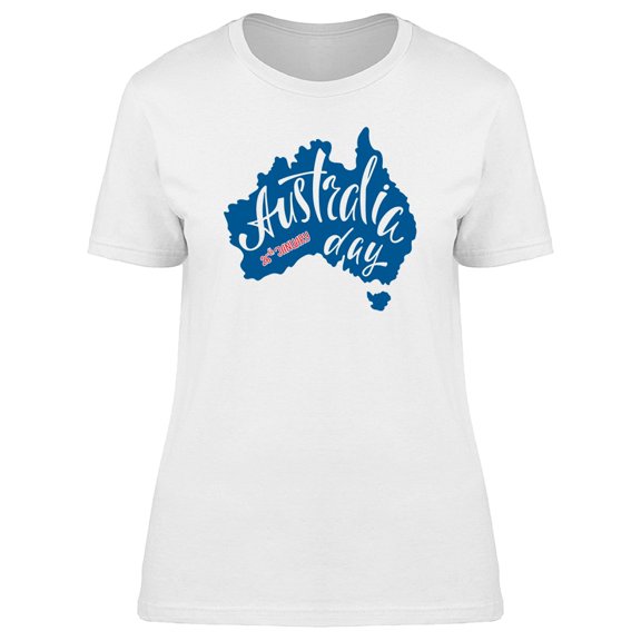 Australia Republic Day Lettering Tee Women's -Image by Shutterstock