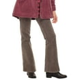 thumbnail image 6 of Woman Within Plus Size Pleat-Back Corduroy Jacket Long Oversized Barn Coat, 6 of 6