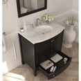thumbnail image 6 of Estella 32 - Espresso Cabinet + White Carrera Counter, 6 of 6