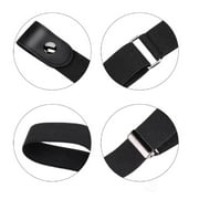 5 Piece No Buckle Elastic Waist Belt Set, Adjustable Waist Belts for Jeans and Pants, TIKA