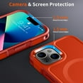 thumbnail image 2 of KOMI Magnetic for iPhone 13 Case, [Compatible with MagSafe][10 FT Military Grade Drop Protection] [2+Tempered Glass Screen Protector] Non-Slip Heavy Duty Full-Body Shockproof Phone Case, Magnetic Red, 2 of 4