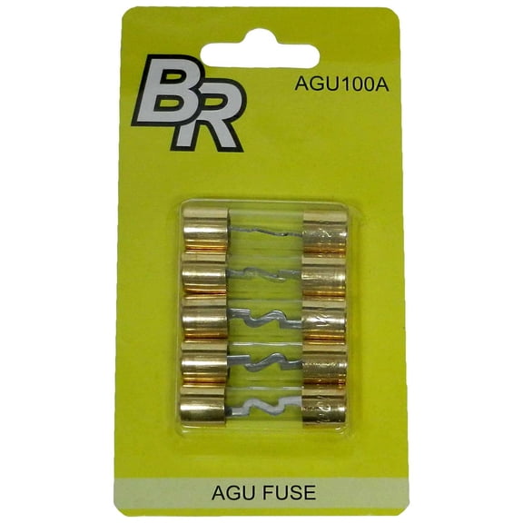 Bass Rockers 5 Gold Plated AGU Fuses 100A - AGU100A