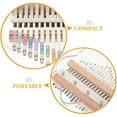 thumbnail image 3 of Piano à Pouce Transparent 17 Touches avec Marteau de Réglage Kalimba Portable pour Débutants Instrument de Musique, 3 of 6