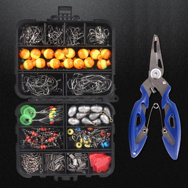 Kit De Aparejos De Pesca En El Mar 263 unids/set granos de pesca callos suministros portátiles para embalses lagos estanques de peces Tmvgtek Para Estrenar