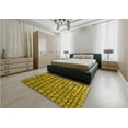 thumbnail image 4 of Ahgly Company Indoor Rectangle Patterned Bee Yellow Area Rugs, 7' x 9', 4 of 6