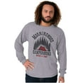 thumbnail image 3 of Morning Wood Campground Pitch A Tent Men Big & Tall Long Sleeve Tee Brisco Brands 3X, 3 of 6