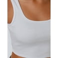 thumbnail image 5 of Fitted Crew Neck Cropped Tank Top, 5 of 5