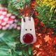 thumbnail image 2 of Adorno de árbol de Navidad de vidrio fundido, adornos de árbol de Navidad de vidrio fundido hechos a mano, atrapasol de pájaro de vidrio fundido, adorno colgante reflectante para, 2 of 5