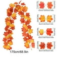 thumbnail image 3 of Fmbmuo Autumn Maple Leaf Vine Garland for Front Porch Welcome, Traditional Fall Decor, Weather-Resistant, 3 of 5