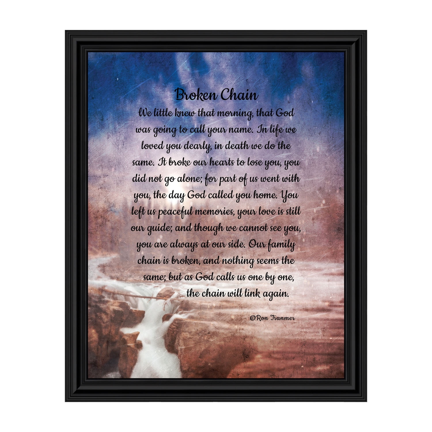 In Loving Memory Picture Frame - His Smile Sympathy Gift For Loss Of Husband, Father, Grandfather, Son - View #3