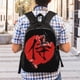thumbnail image 5 of Mochilas escolares japonesas de estilo bushido, estilo samurái y kanji para estudiantes, mochilas de viaje, bolsos para portátil, bolsos de hombro para hombres y mujeres., 5 of 5