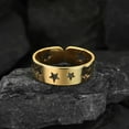 thumbnail image 4 of Hollow Out Star Corazón Anillos para Mujeres Hombres Splice Open Ajustable Parejas Anillos Joyería Regalos Accesorio Promesa Dedo Anillos de compromiso de boda, 4 of 6