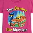 thumbnail image 3 of Pete The Cat - The Smore The Merrier - Toddler And Youth Girls Short Sleeve Graphic T-Shirt, 3 of 6