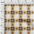 thumbnail image 1 of oneOone Cotton Cambric Fabric Check Ikat Decor Fabric Printed BTY 56 Inch Wide, 1 of 4