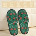 thumbnail image 2 of House Slippers for Women Men - Good Luck Ladybug Lightweight House Shoes Fuzzy Slippers, Soft Slip-On Cozy House Slippers for Woman Indoor Outdoor, 2 of 7