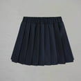 thumbnail image 5 of uublik Girl Skirt Navy Pleated Plaid Mini Skirt with Shorts Girl Uniform School Tennis Skater Skirts Skort Size 2T-17, 5 of 6