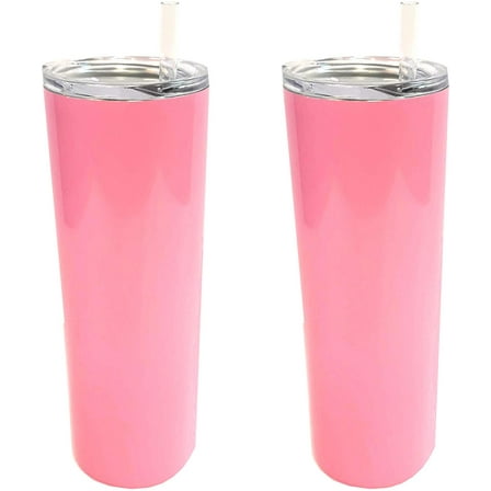 Carnation Stellar 20 oz. Skinny Steel (2 Pack) Double Wall Stainless Tumbler